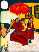 Gravura Cortejo Real de Maracatu