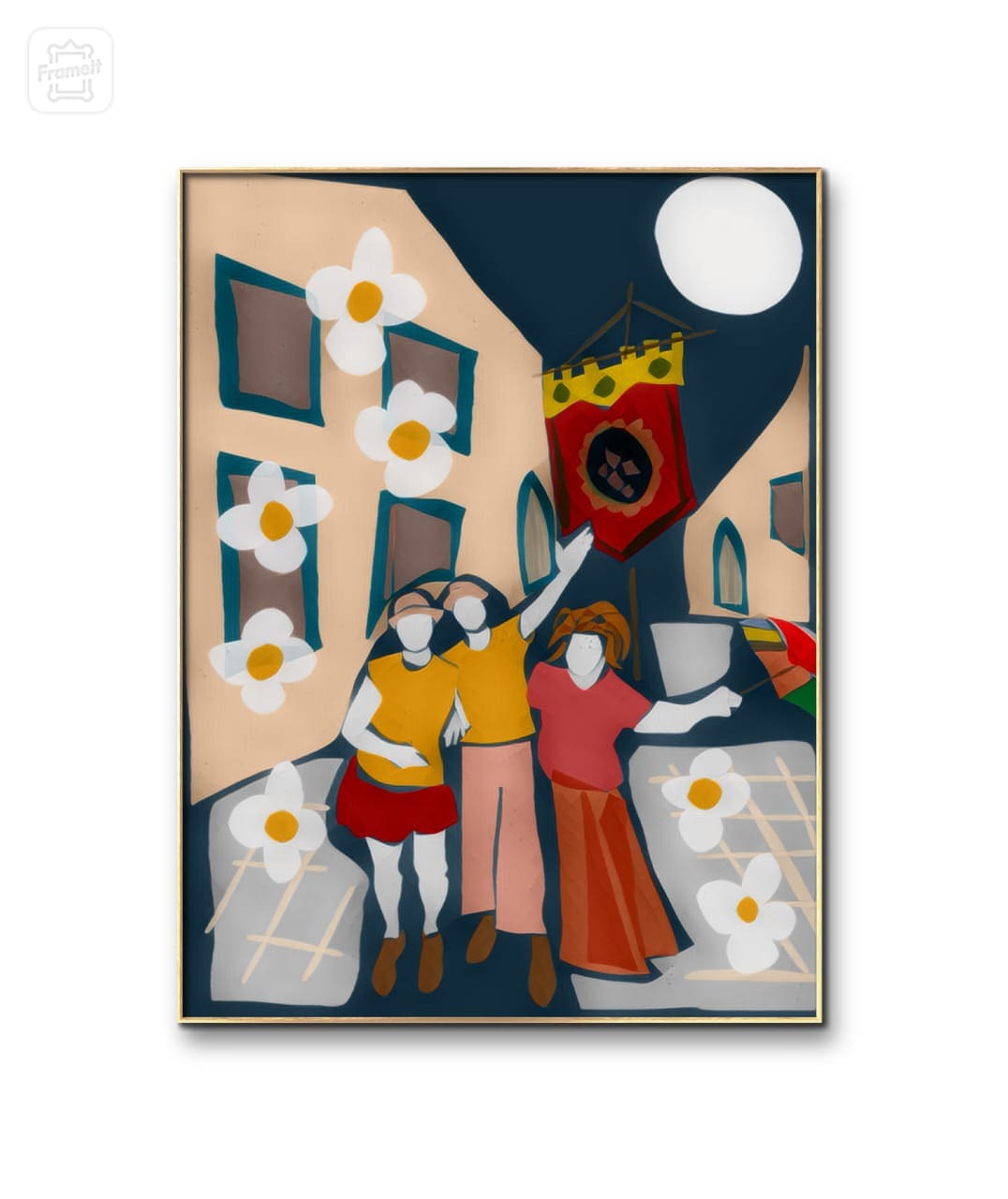 Gravura Cortejo Real de Maracatu