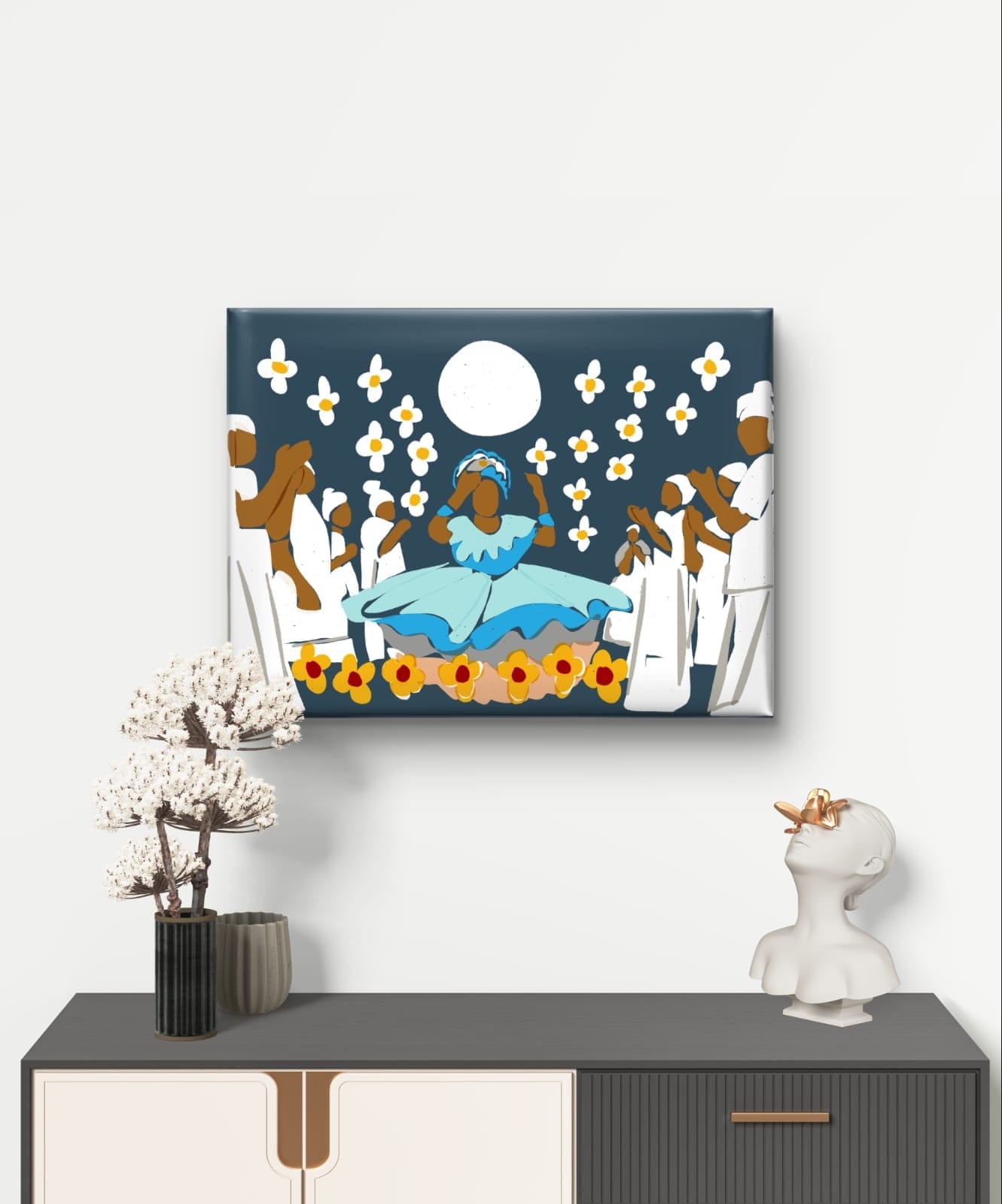 Gravura Dança para Orixás