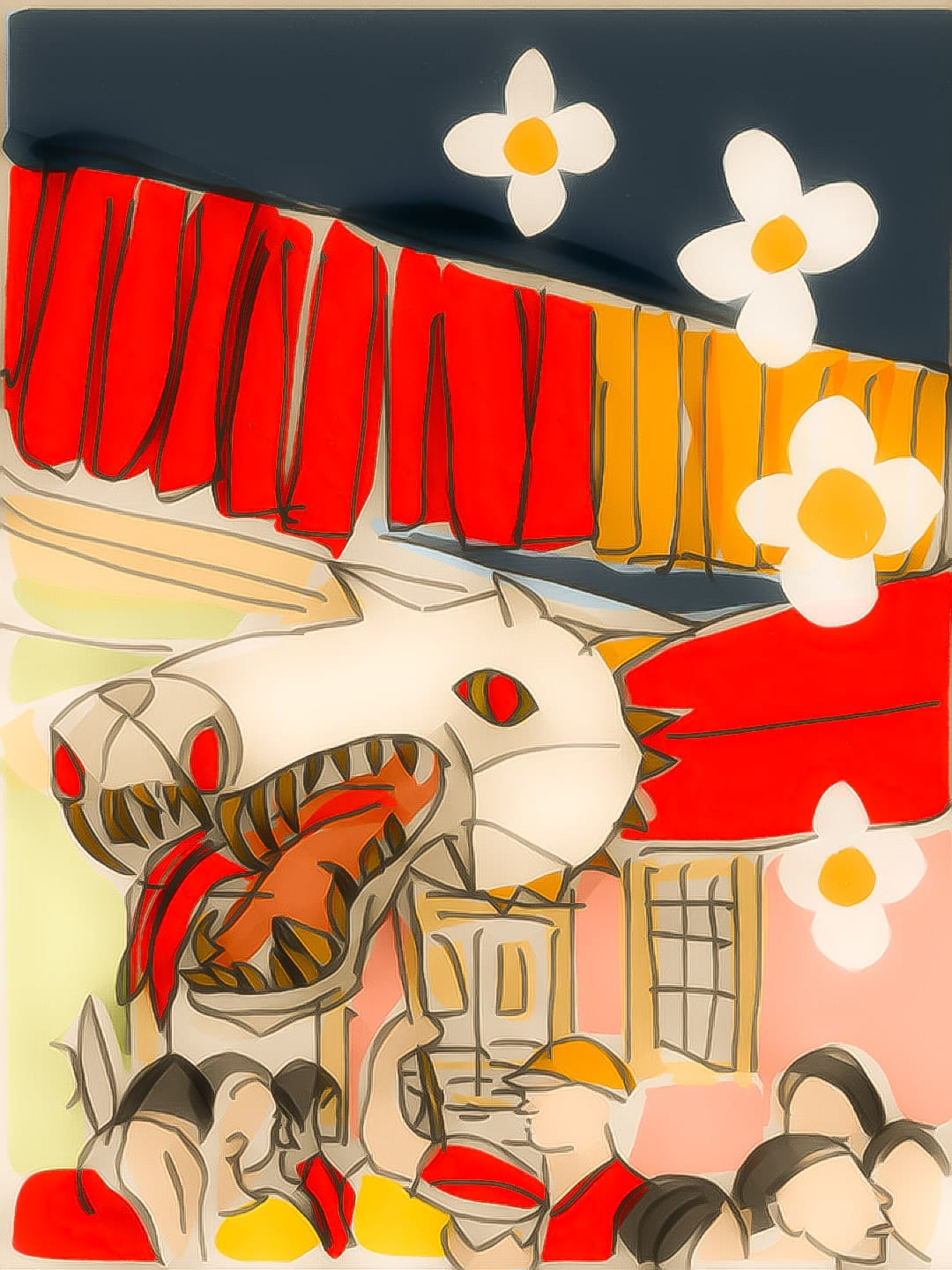 Gravura Dragão do Eu Acho é Pouco