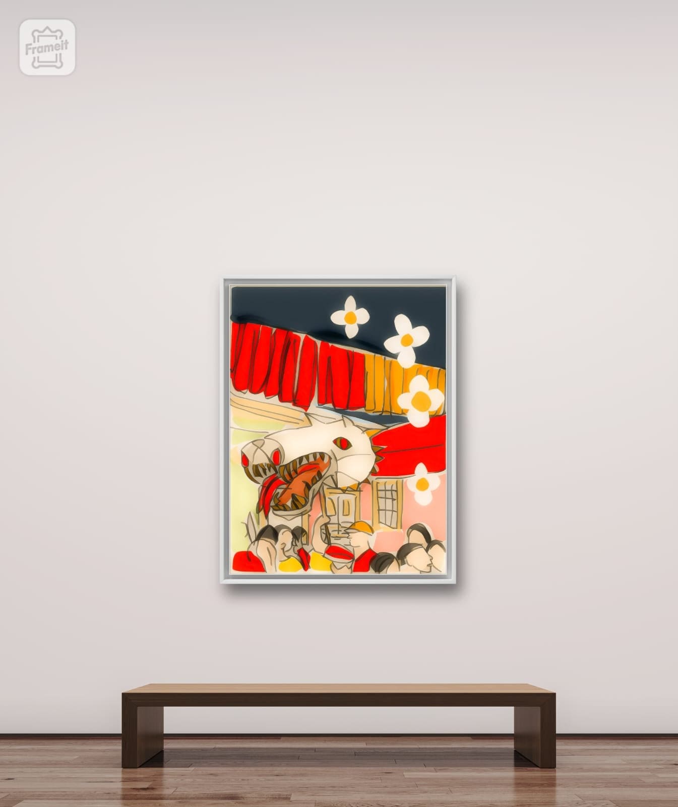 Gravura Dragão do Eu Acho é Pouco