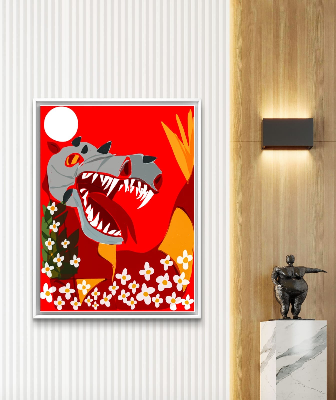 Gravura Dragão do Eu Acho é Pouco