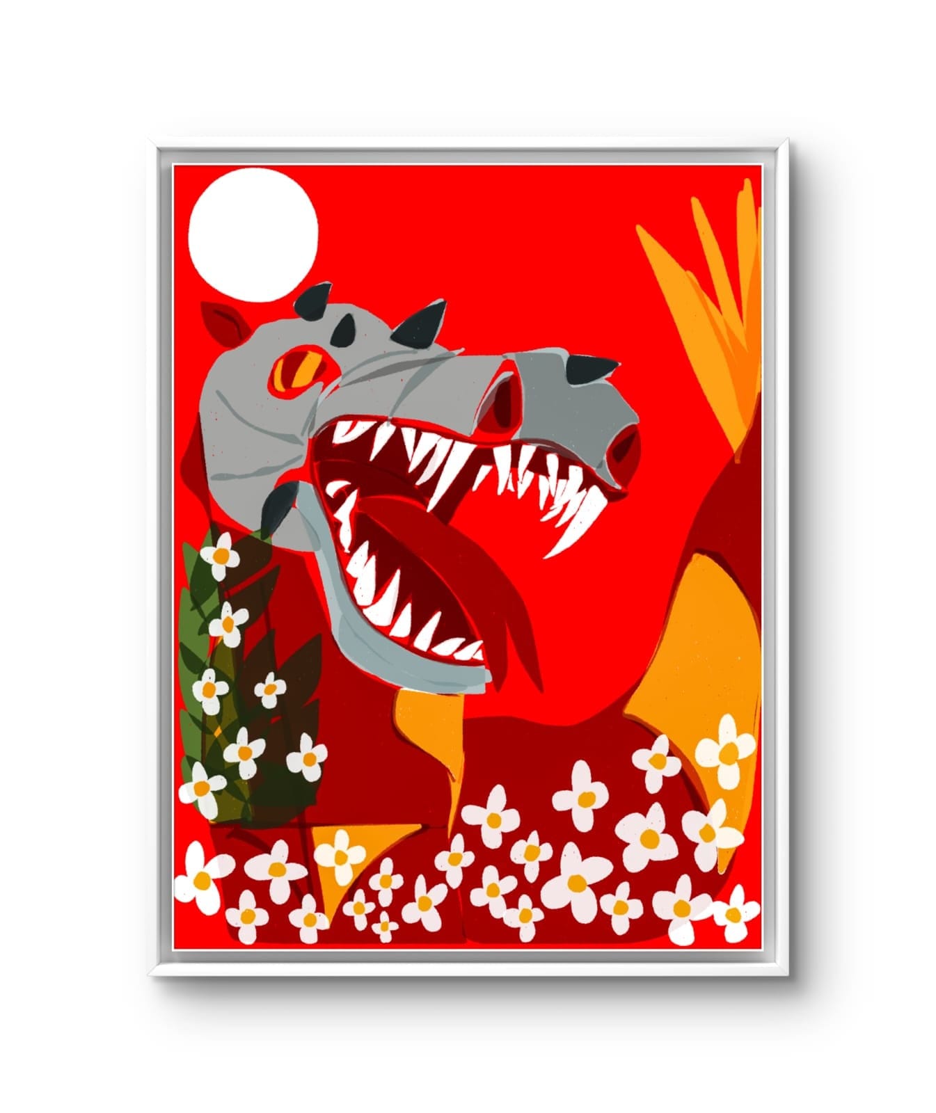 Gravura Dragão do Eu Acho é Pouco