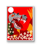 Gravura Dragão do Eu Acho é Pouco