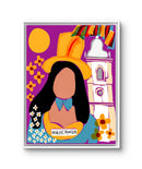 Gravura Mulher do Dia