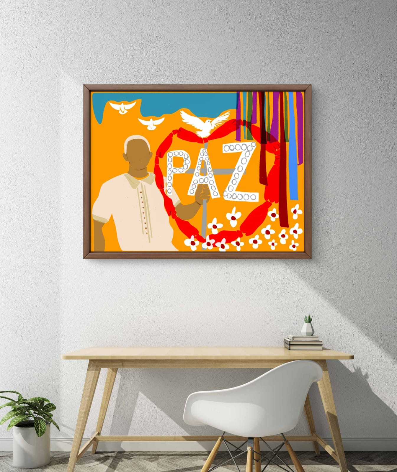 Gravura O Homem da Paz