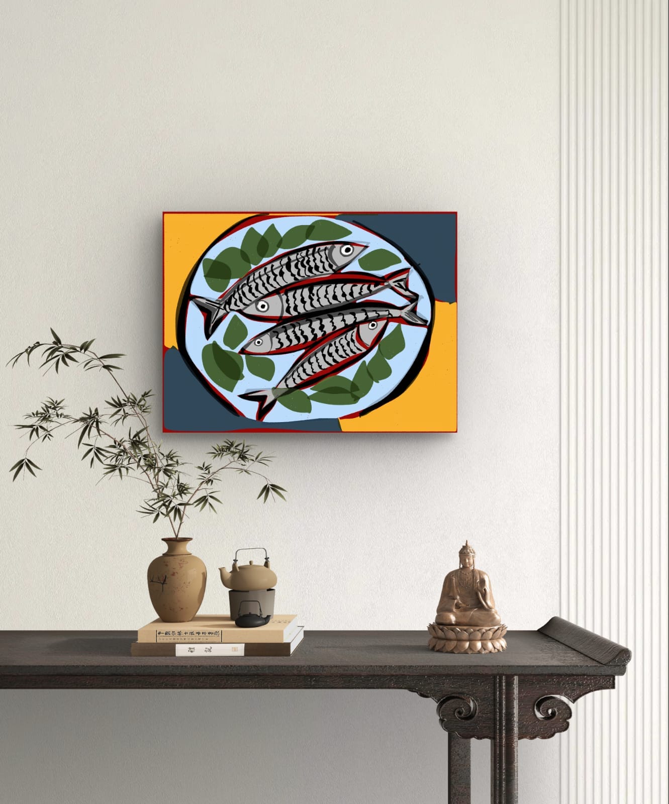 Gravura Peixes de Antônio 1