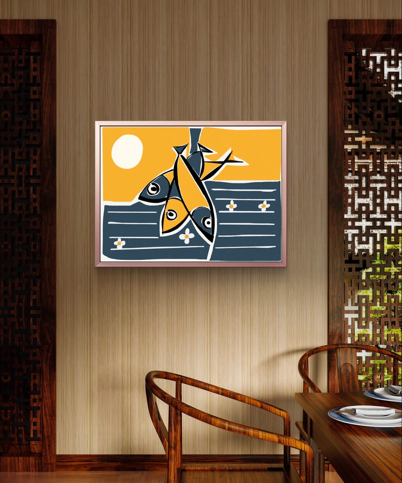 Gravura Peixes de Antônio 6