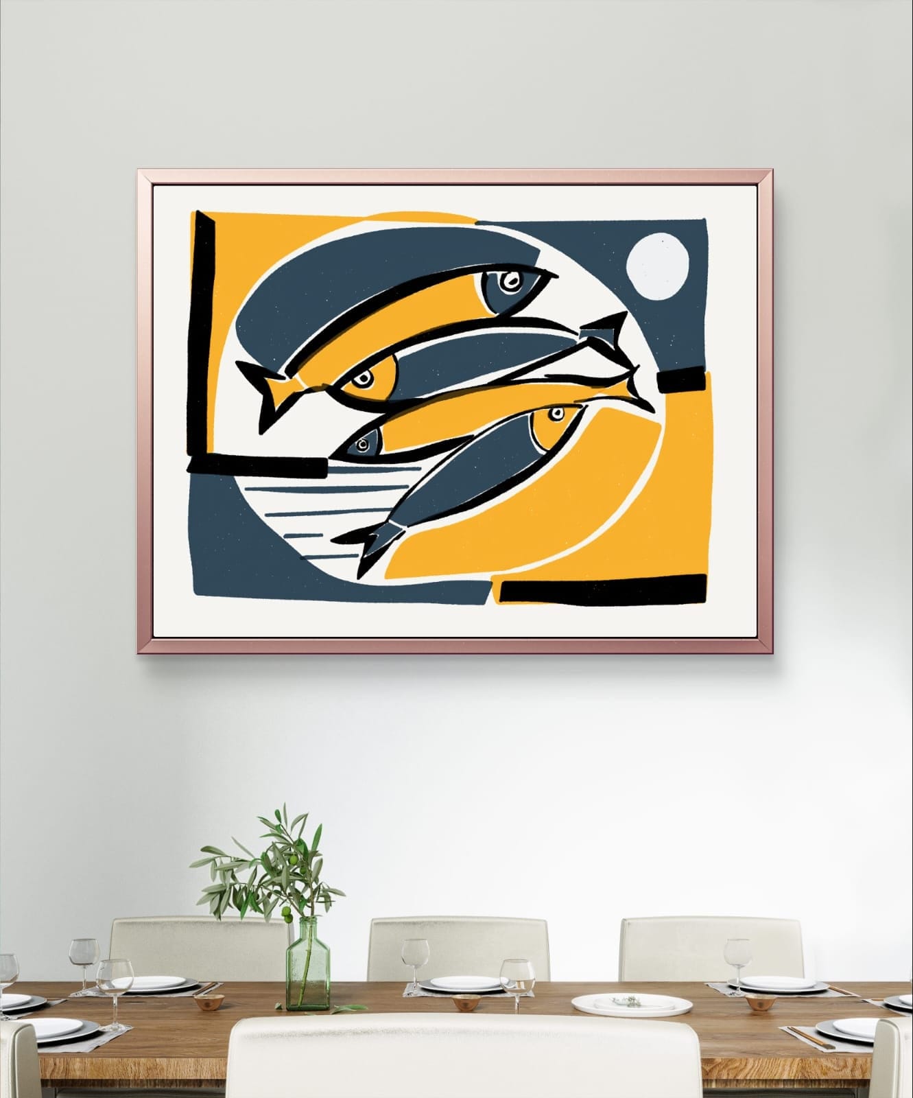 Gravura Peixes de Antônio 7