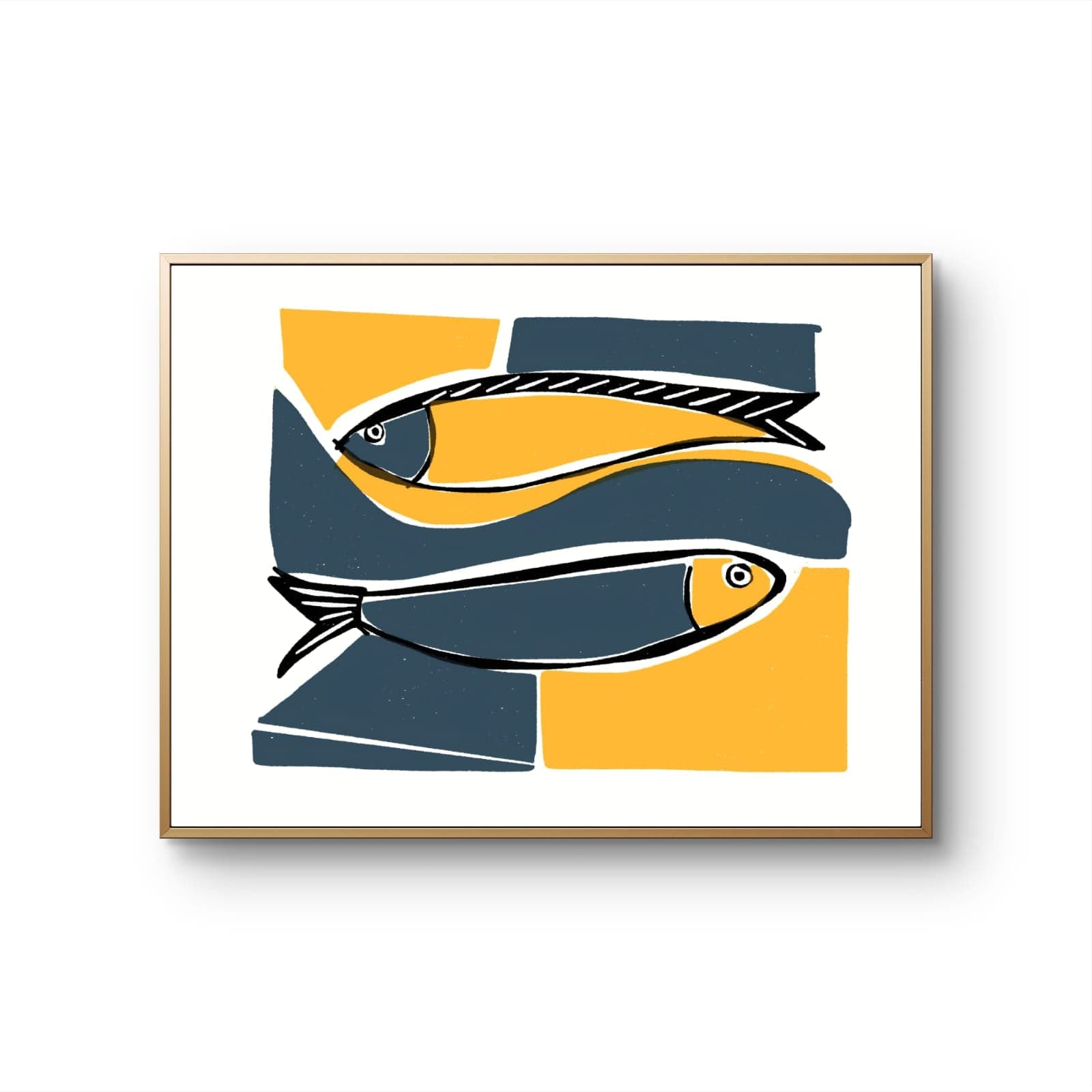 Gravura Peixes de Antônio 8