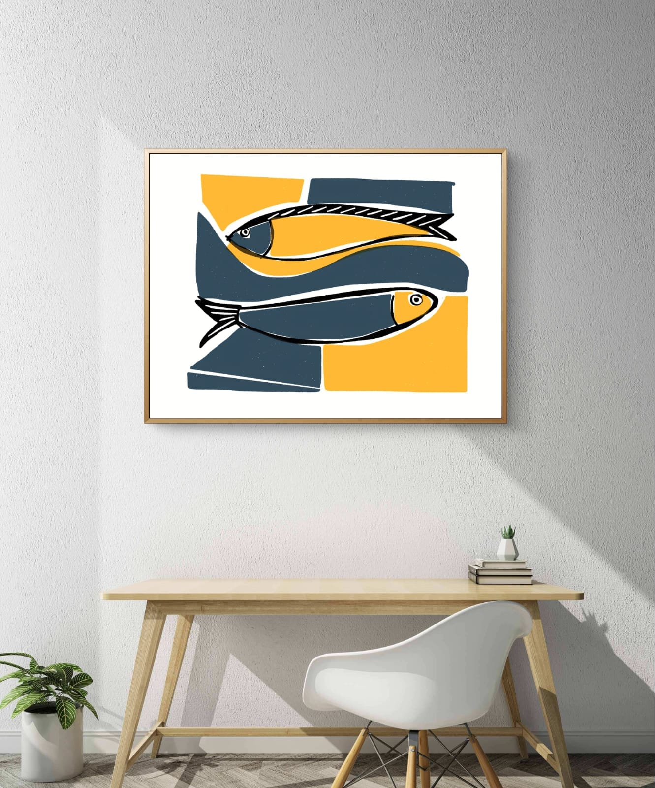 Gravura Peixes de Antônio 8