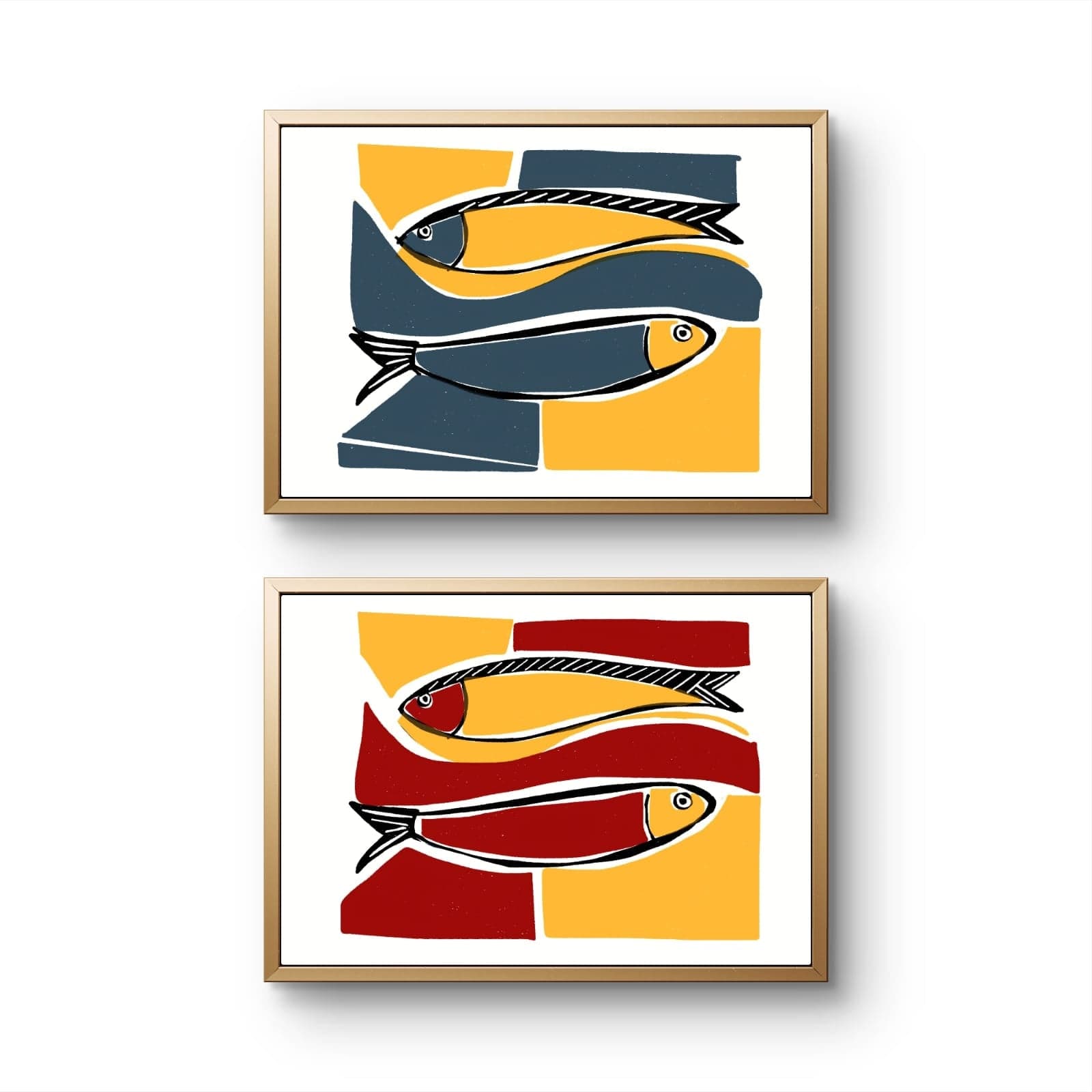 Gravura Peixes de Antônio 9