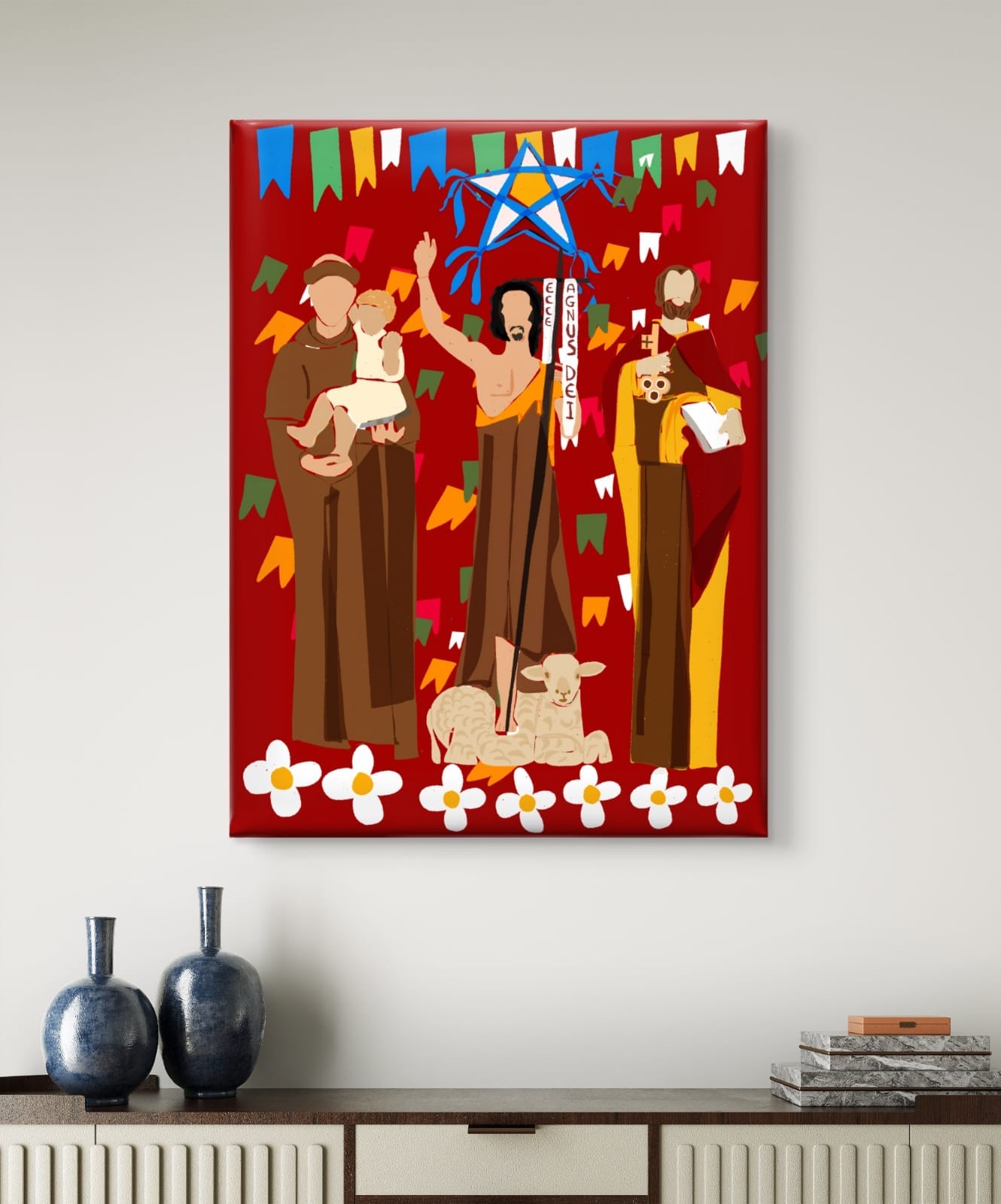 Gravura Santos Populares de Junho