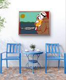 Gravura São Francisco Falando aos Peixes