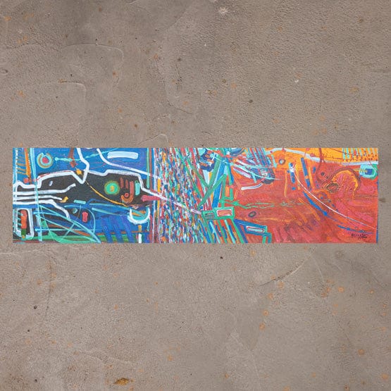 Tela Abstrata HC - 130 X 35 cm