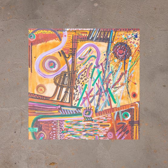 Tela Abstrata HC - 65 X 65 cm