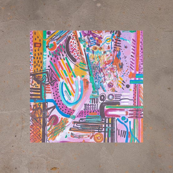 Tela Abstrata HC - 65 X 65 cm