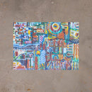 Tela Abstrata HC - 70 X 50 cm