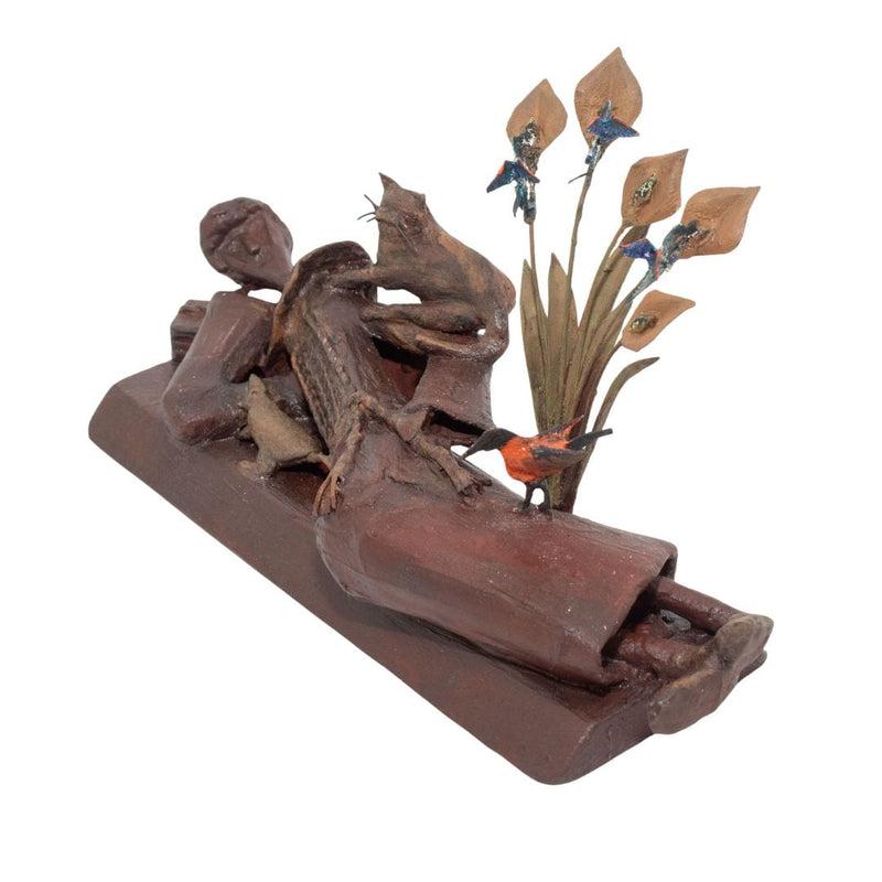 Escultura São Francisco em Metal