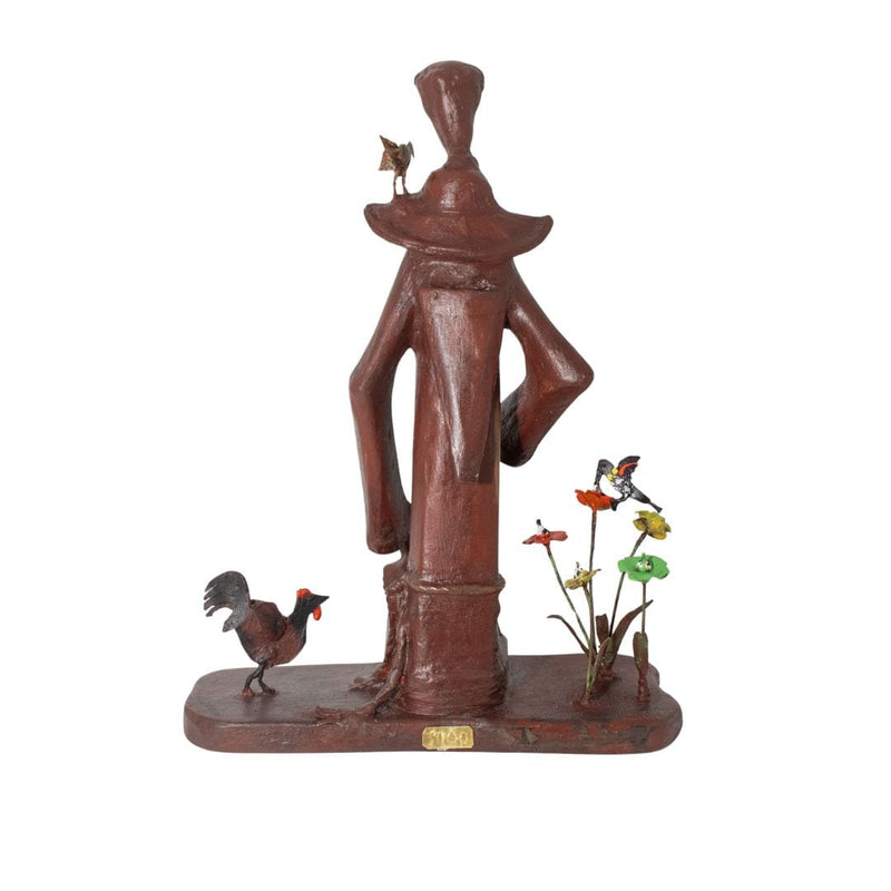 Escultura São Francisco em Metal