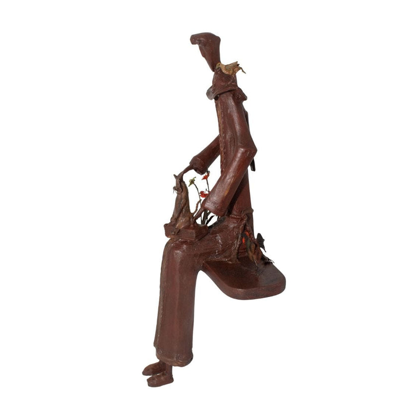 Escultura São Francisco em Metal