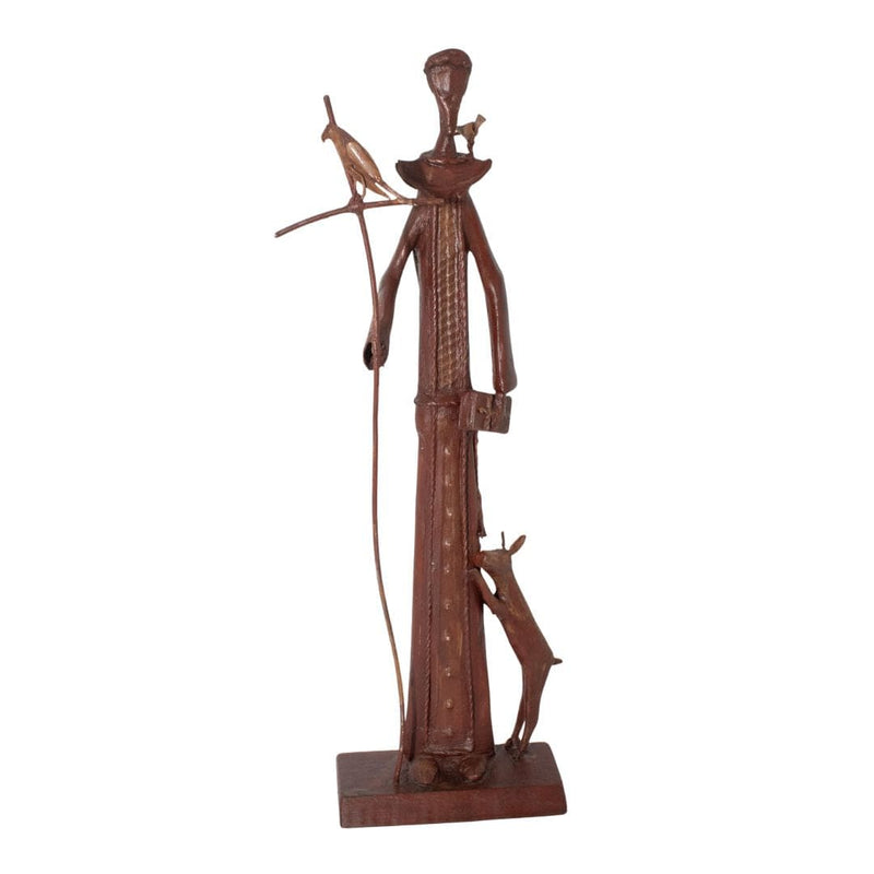 Escultura São Francisco em Metal