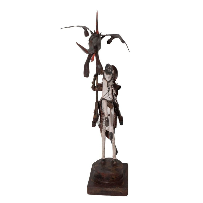 Escultura São Jorge em Metal