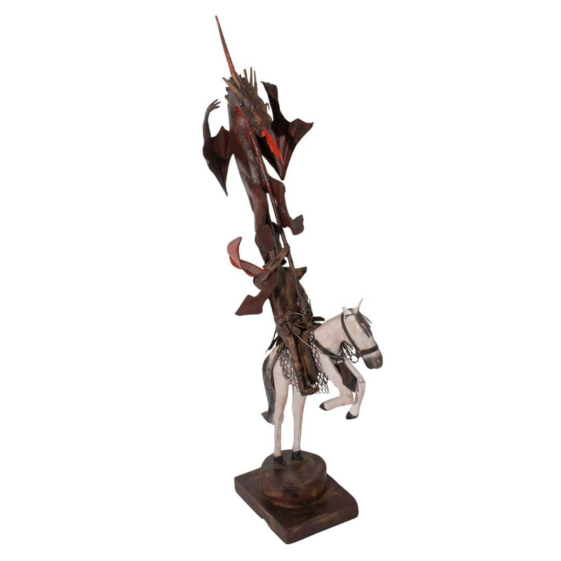 Escultura São Jorge em Metal