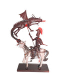 Escultura São Jorge em Metal