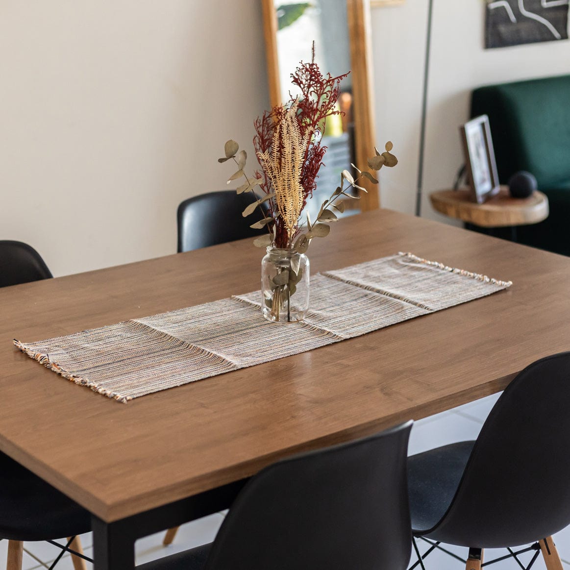 Jogo Americano com 7 Peças - Listras Finas