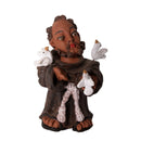 Escultura São Francisco com Aves em Barro