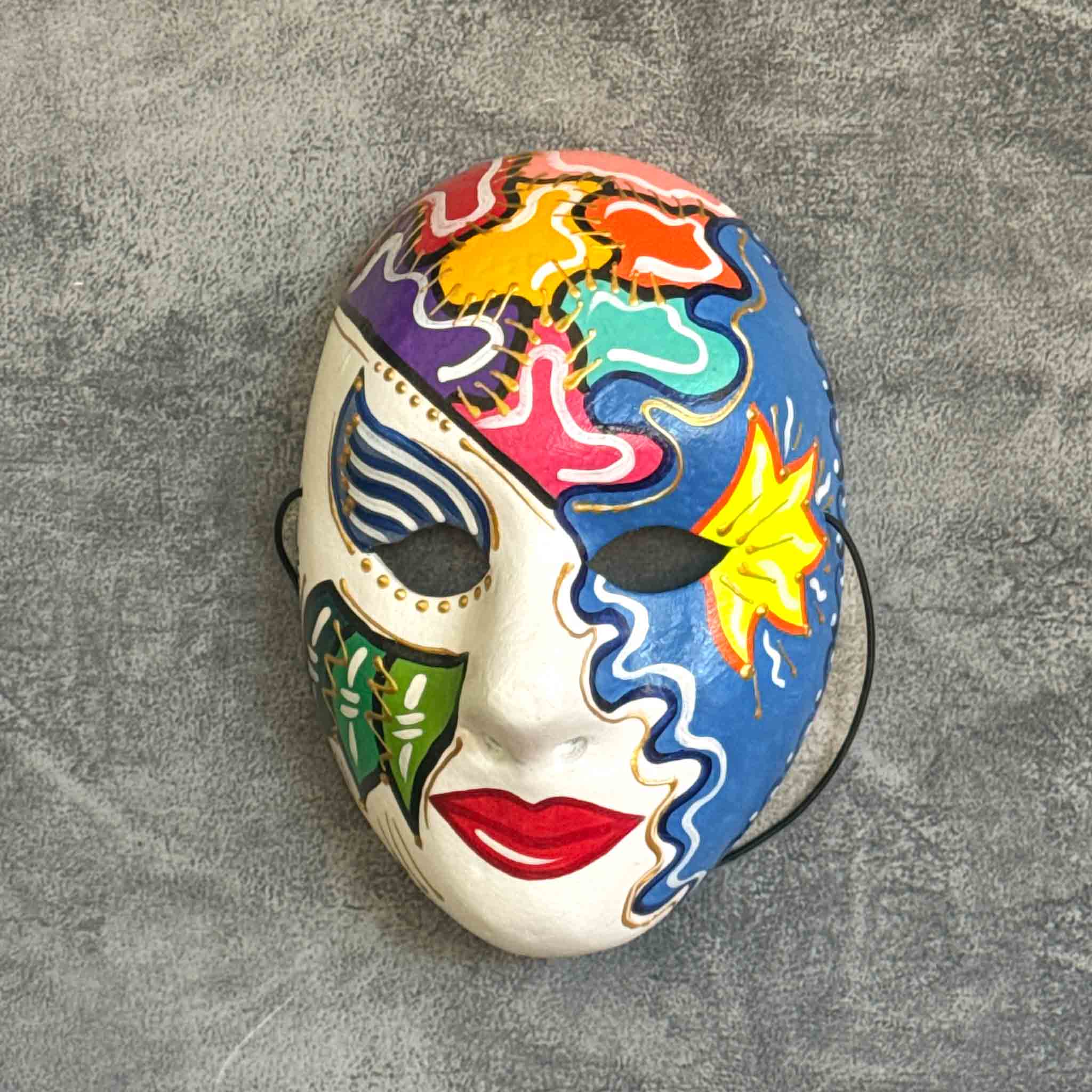 Máscara Papel Machê 09