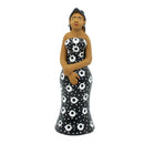 Escultura Dondoca fina charmosa Preta