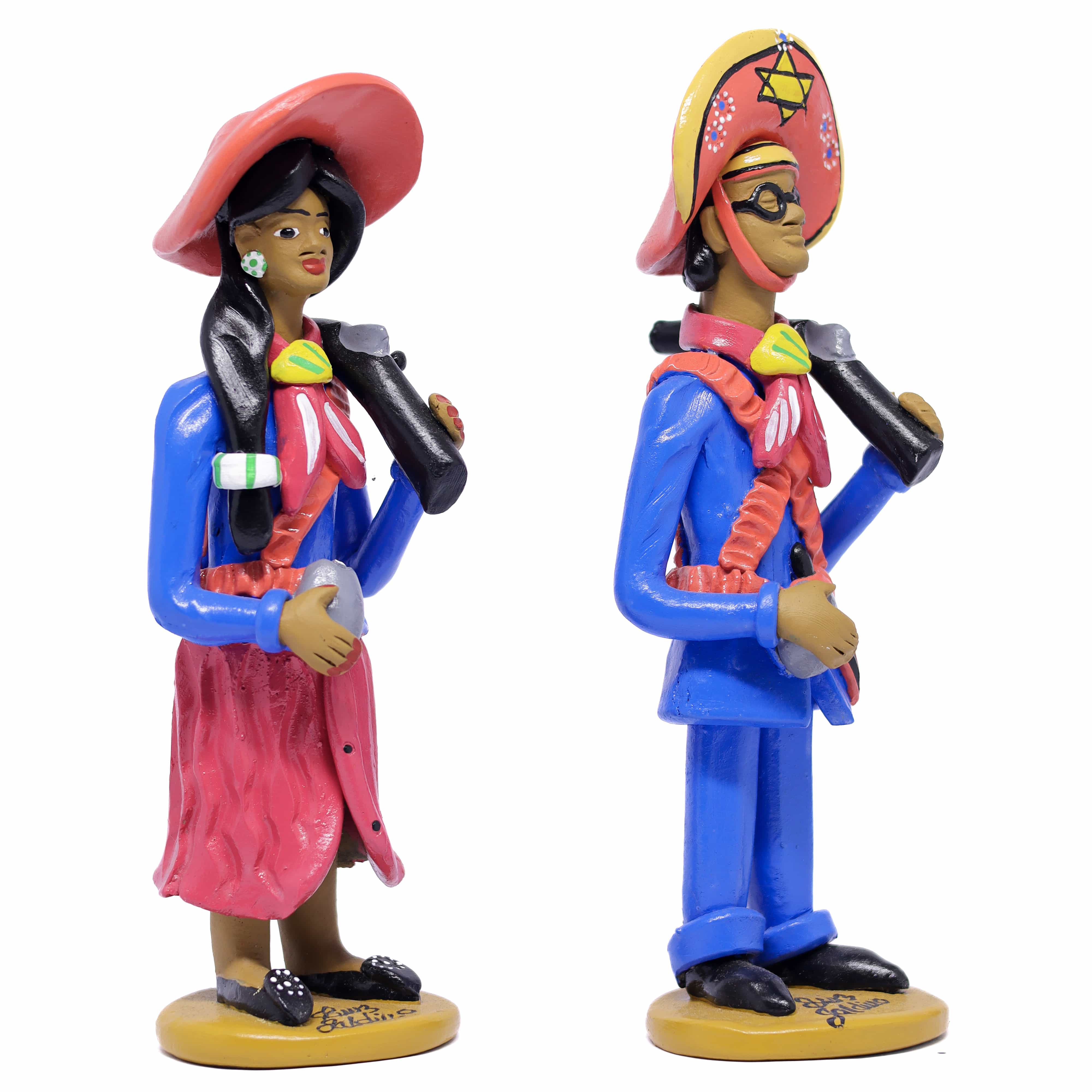 Casal Lampião e Maria Bonita em Cerâmica 01