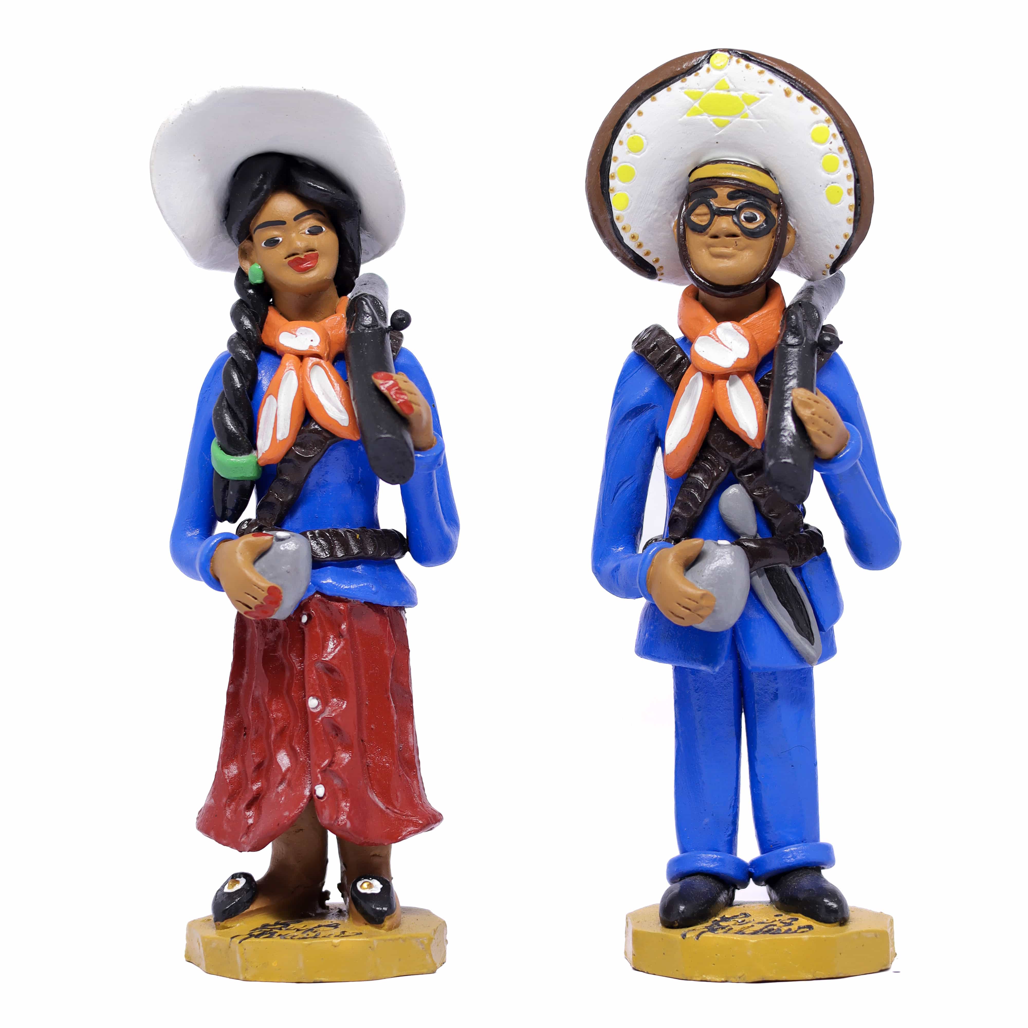 Casal Lampião e Maria Bonita em Cerâmica 03