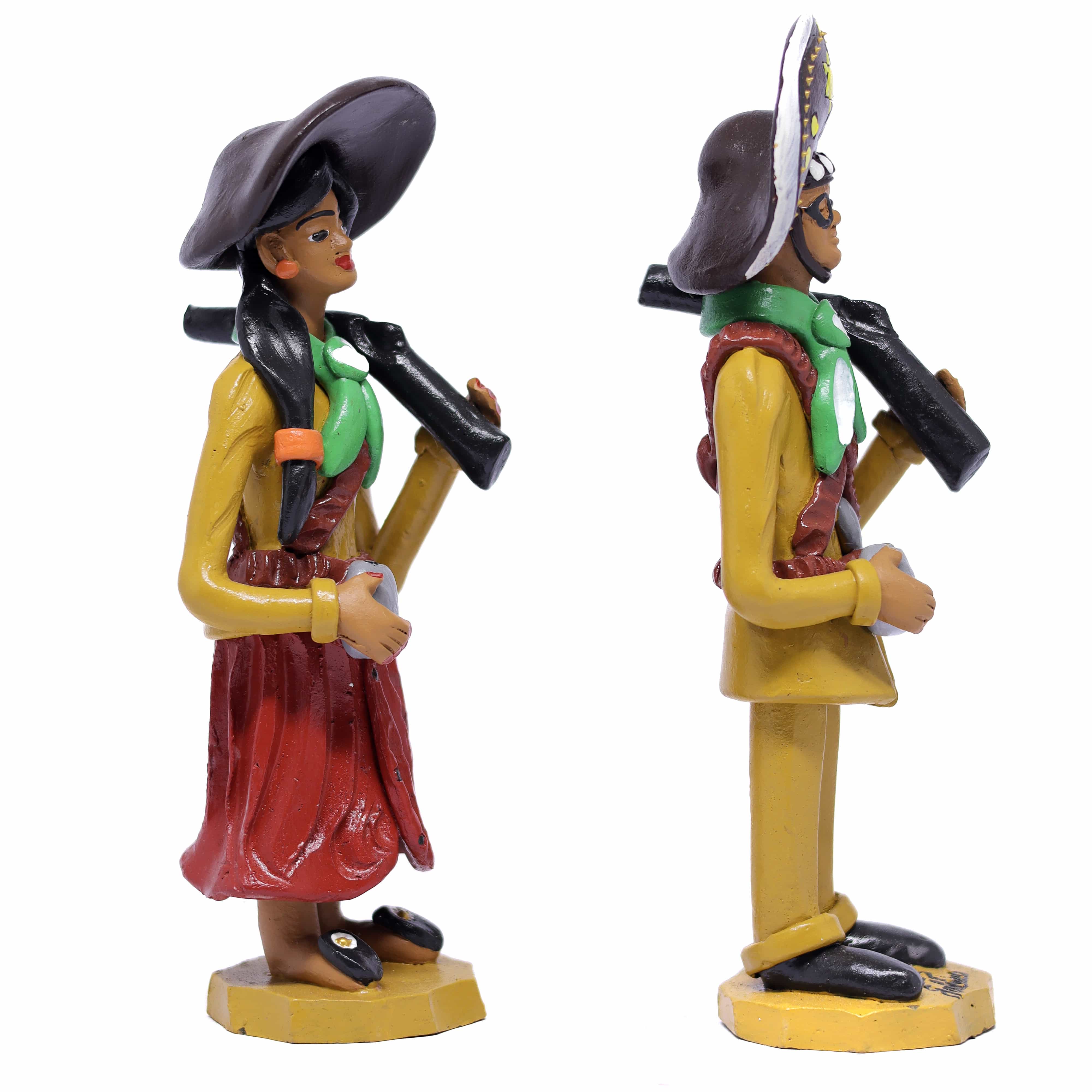 Casal Lampião e Maria Bonita em Cerâmica 06