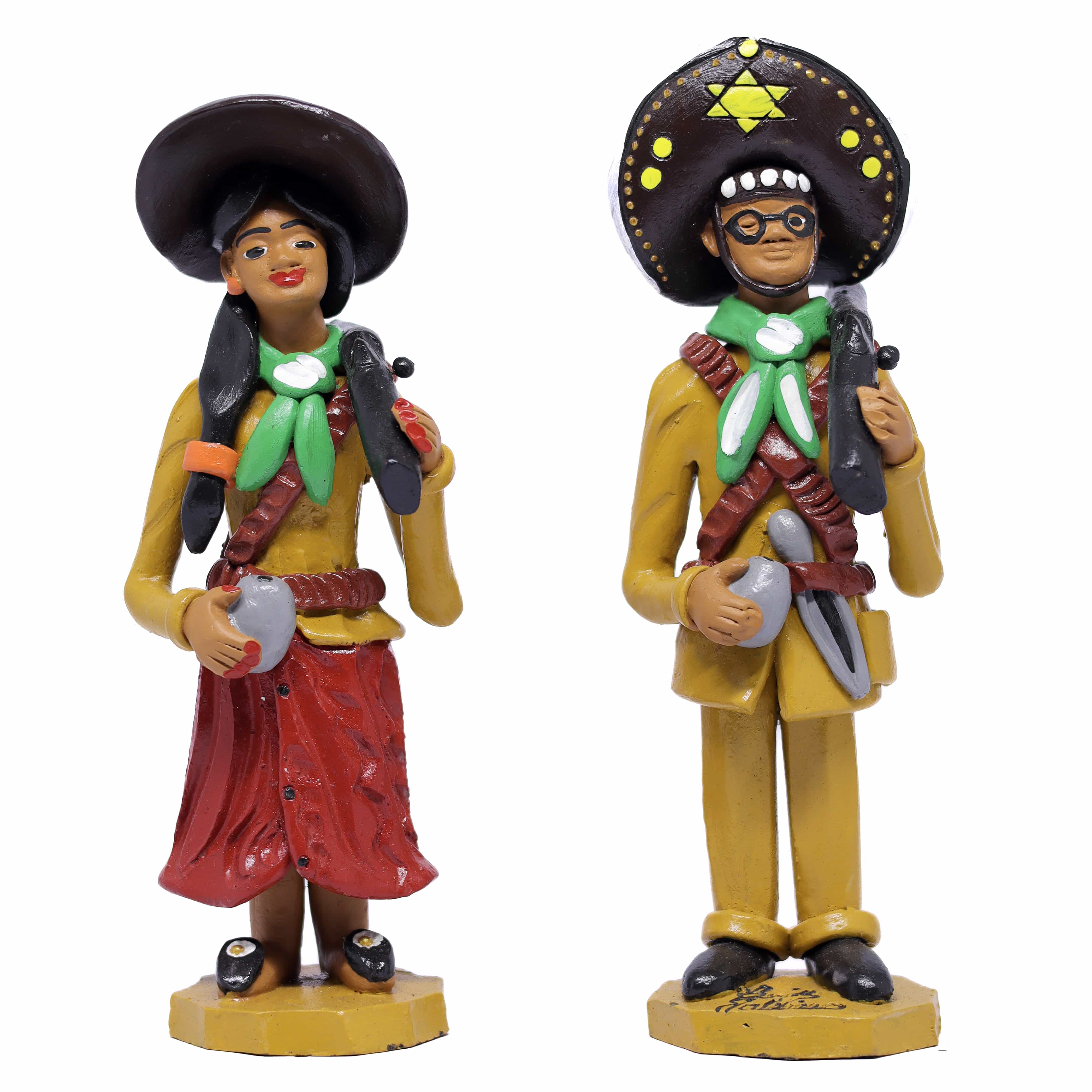 Casal Lampião e Maria Bonita em Cerâmica 06