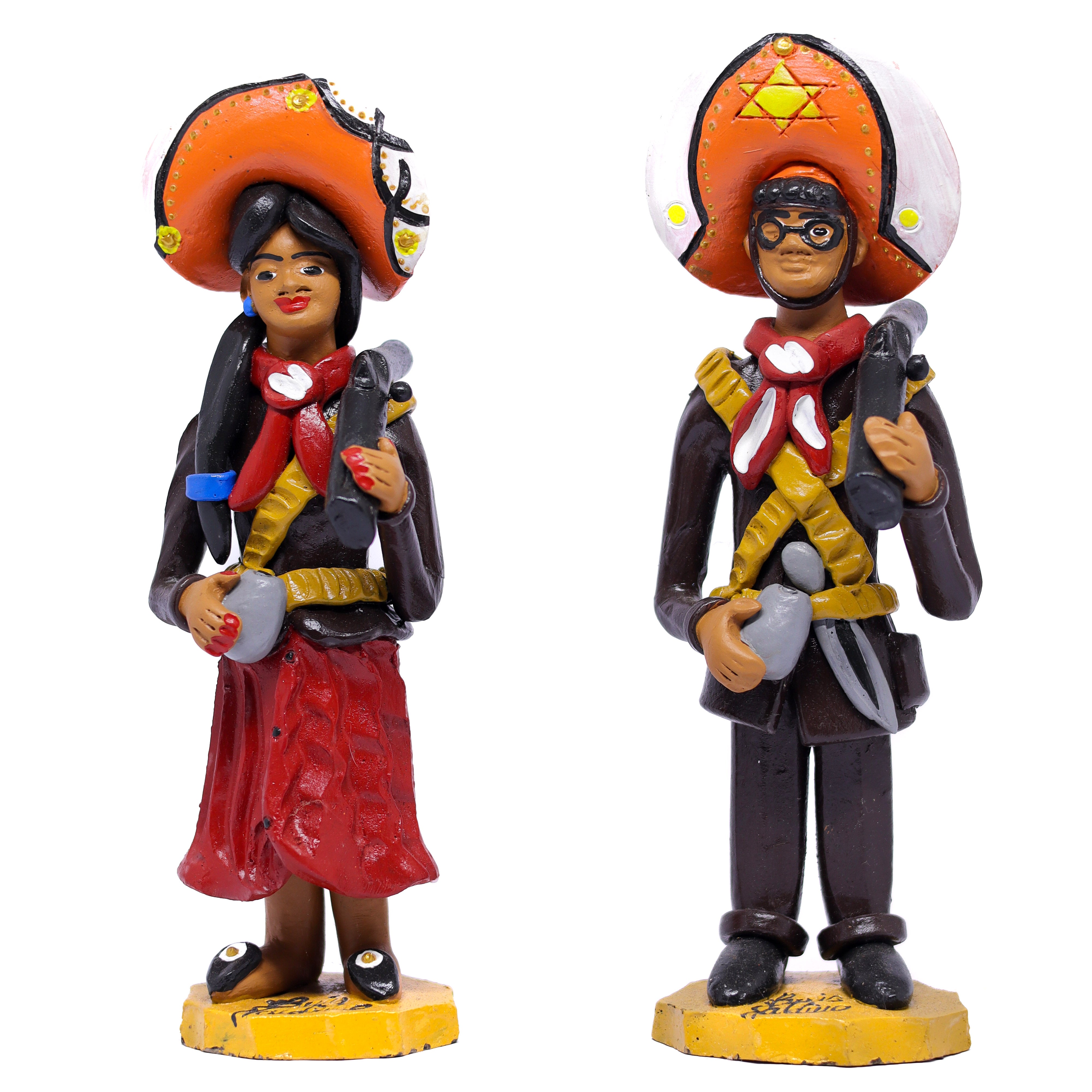 Casal Lampião e Maria Bonita em Cerâmica 07
