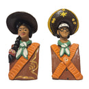 Casal lampião e maria bonita em cerâmica arco 04