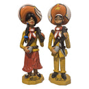 Casal lampião e maria bonita em cerâmica P