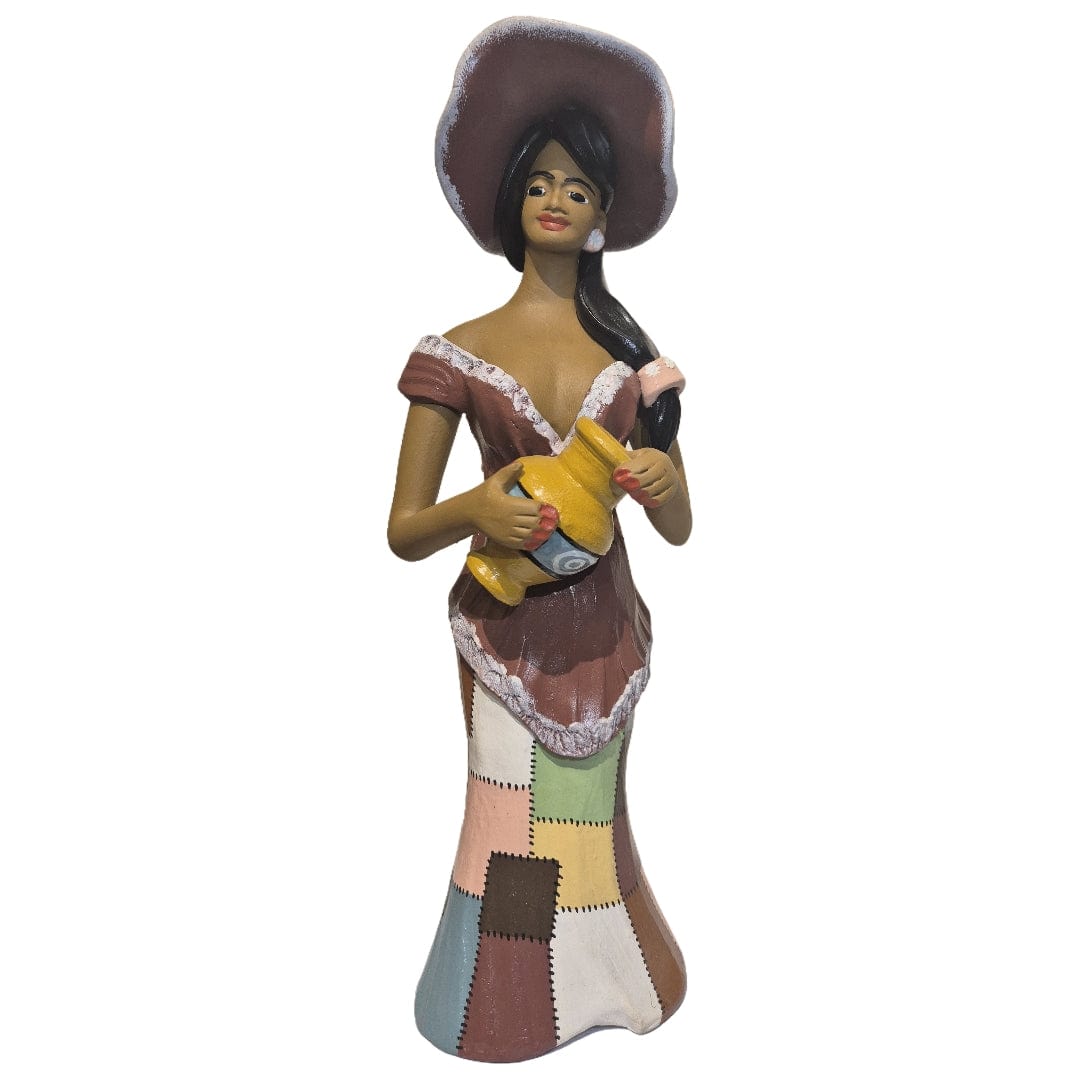 Escultura Cigana em cerâmica G 02