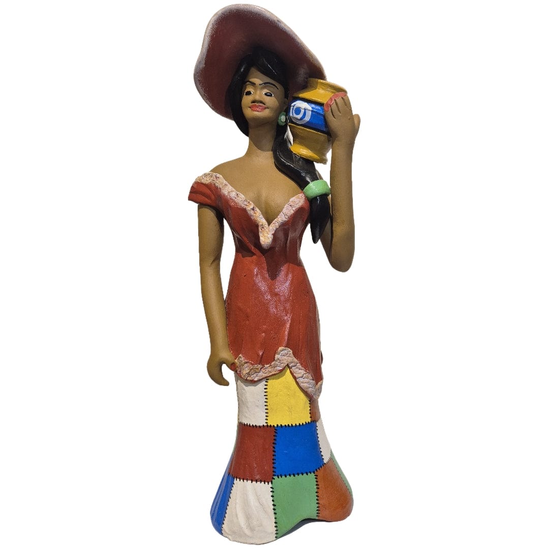 Escultura Cigana em cerâmica G 04