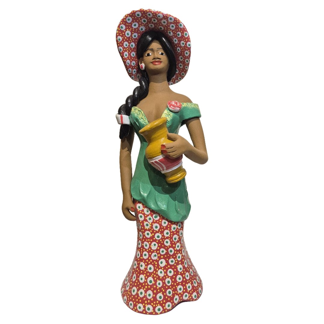 Escultura Cigana em cerâmica G 05