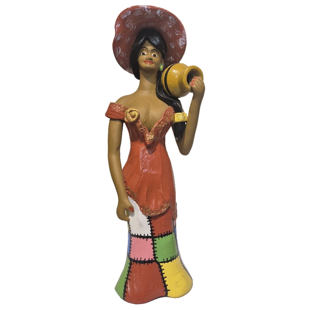 Escultura Cigana em cerâmica G 07