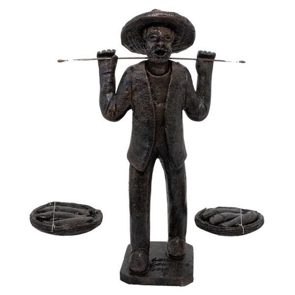 Escultura Balaieiro em Barro