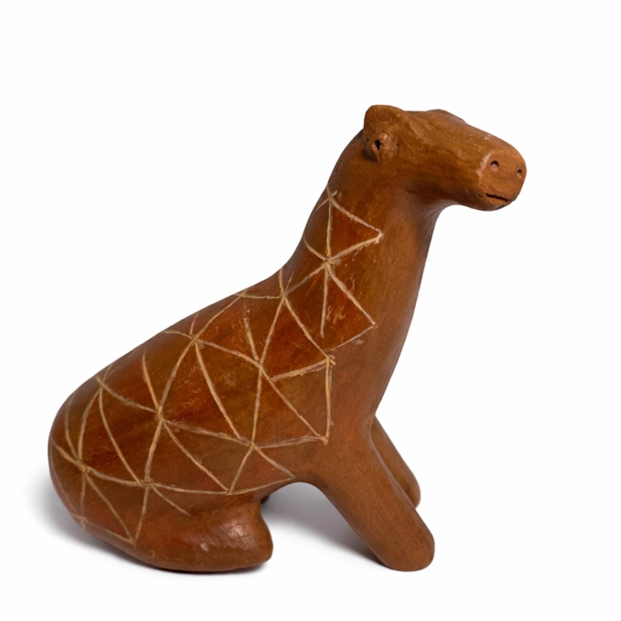 Escultura Capivara em Barro 02