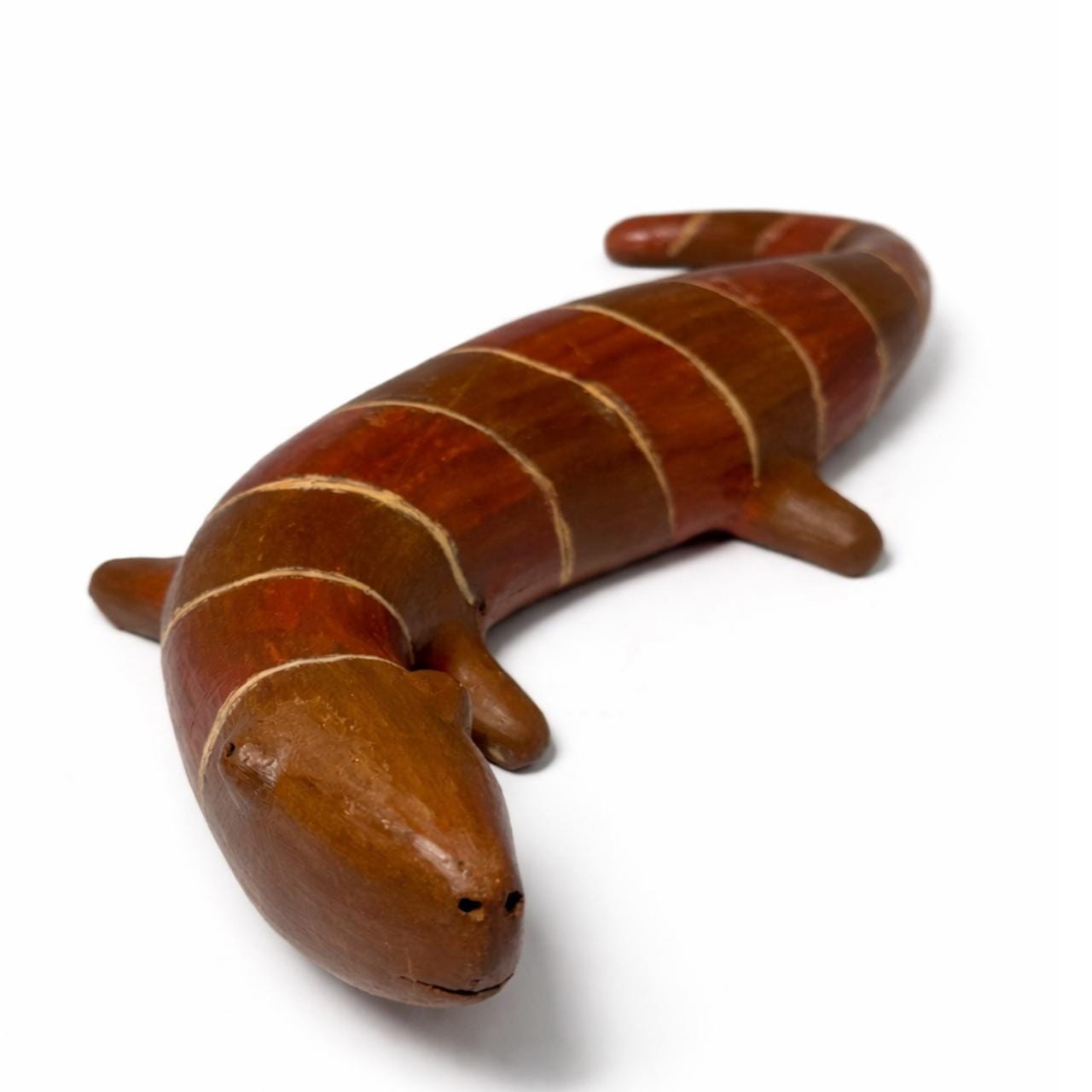 Escultura Lagartixa em Barro P