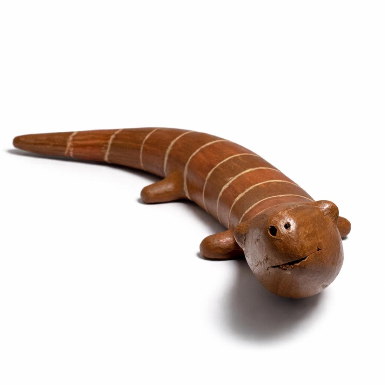 Escultura Lagartixa em Barro P