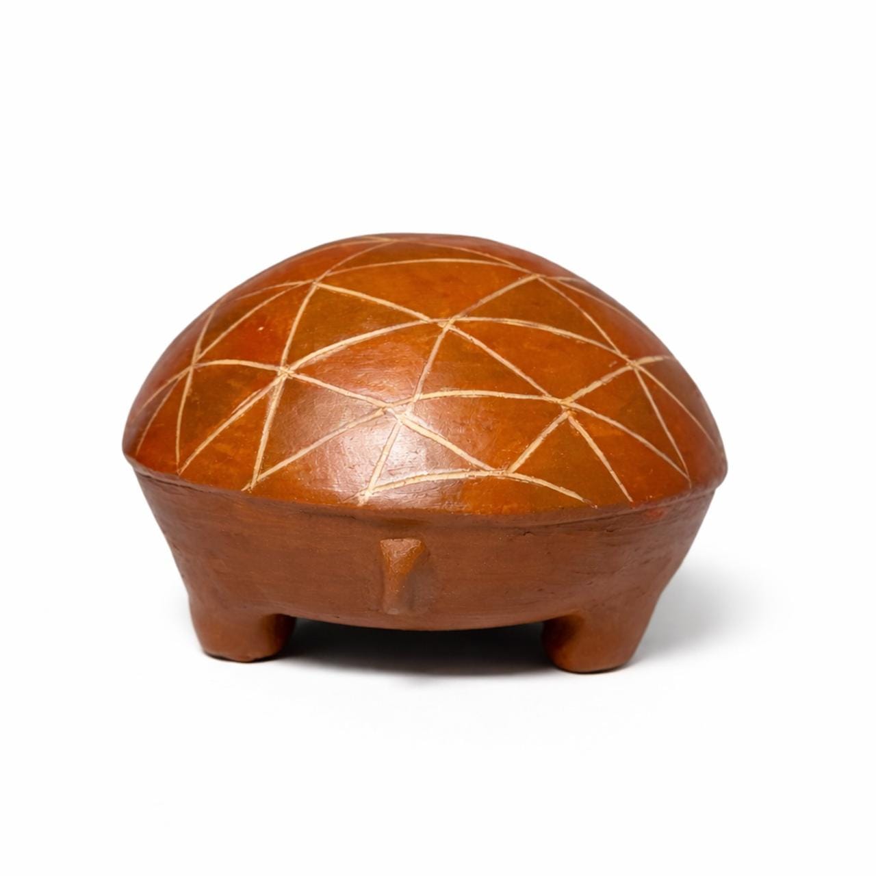 Escultura Tartaruga em Barro P