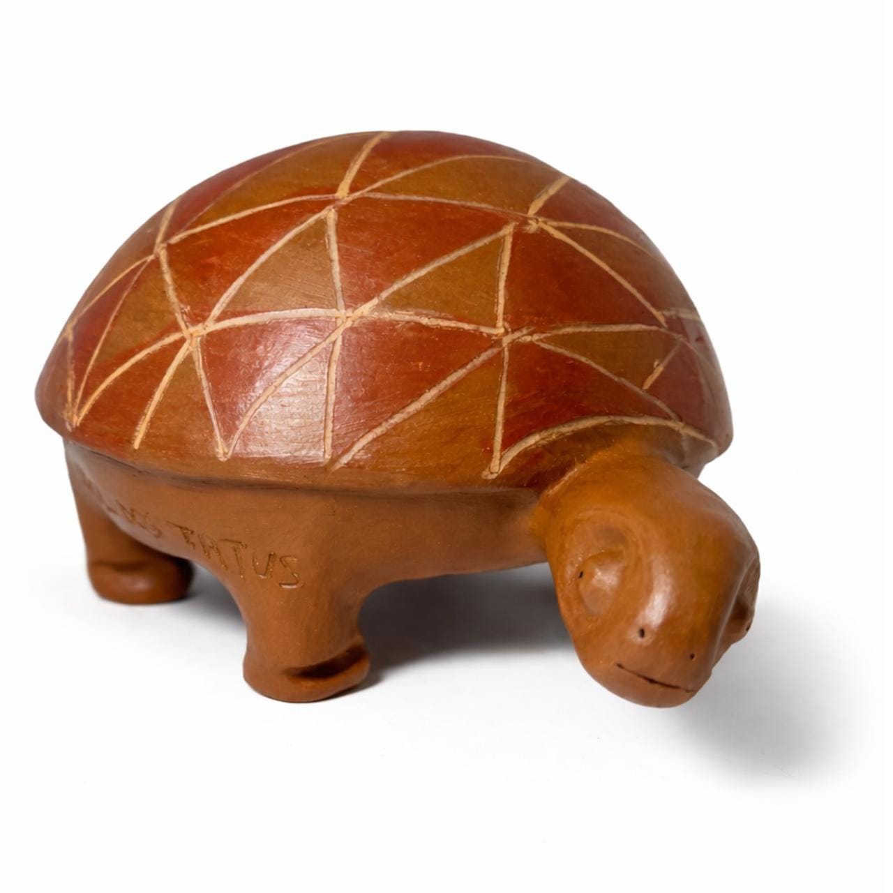 Escultura Tartaruga em Barro P